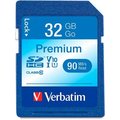 Verbatim Americas Verbatim¬Æ Premium SDHC Memory Card, UHS-I Class 10, 32 GB, Blue 96871